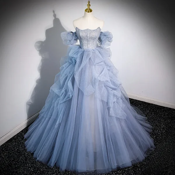 Amazing Ready-to-wear Dresses Prom Dress Long length Gown Extra Fluffy Formal Party Dresses for Photo Shoot Event Gala Gowns